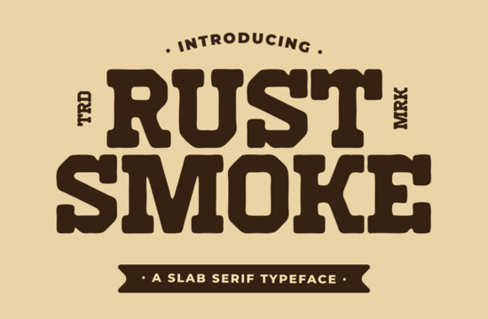 Rust Smoke Font